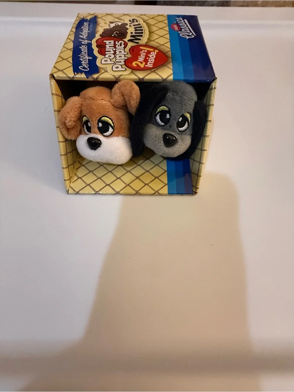 Pound Puppies Mini's Classic Twin Pack - Brown & Gray